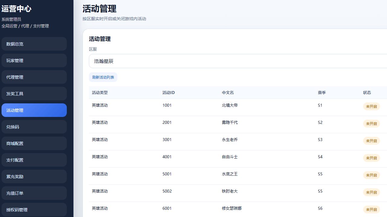 图片[13]-末日经营生存手游【疯狂水世界代金券内购S6赛季修复版】全自动搭建+最新整理Linux手工服务端+加解密工具+新管理后台+CDK授权后台+H5安卓+详细搭建教程